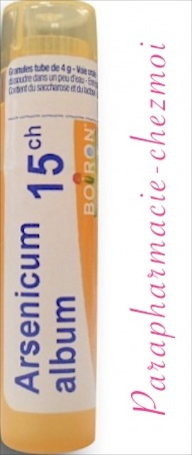 arsenicum album granules 15ch parapharmacie chez moi