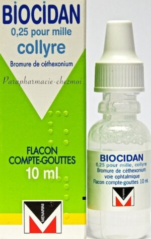 Biocidan 0 25 Pour Mille Collyre Parapharmacie Chez Moi