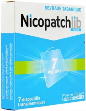 NICOPATCHLIB 7 PATCHS TRANSDERMIQUES 7MG/24H