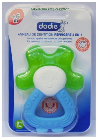 Dodie Anneau Dentition Refrigere Bleu A Partir De 6 Mois Parapharmacie Chez Moi