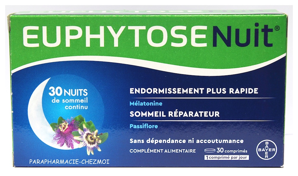 EUPHYTOSE NUIT COMPRIMÉS  Parapharmacie Chez moi