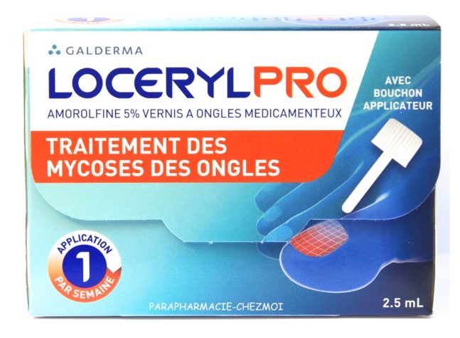 Loceryl 5% vernis à ongles médicamenteux - traitement des mycoses