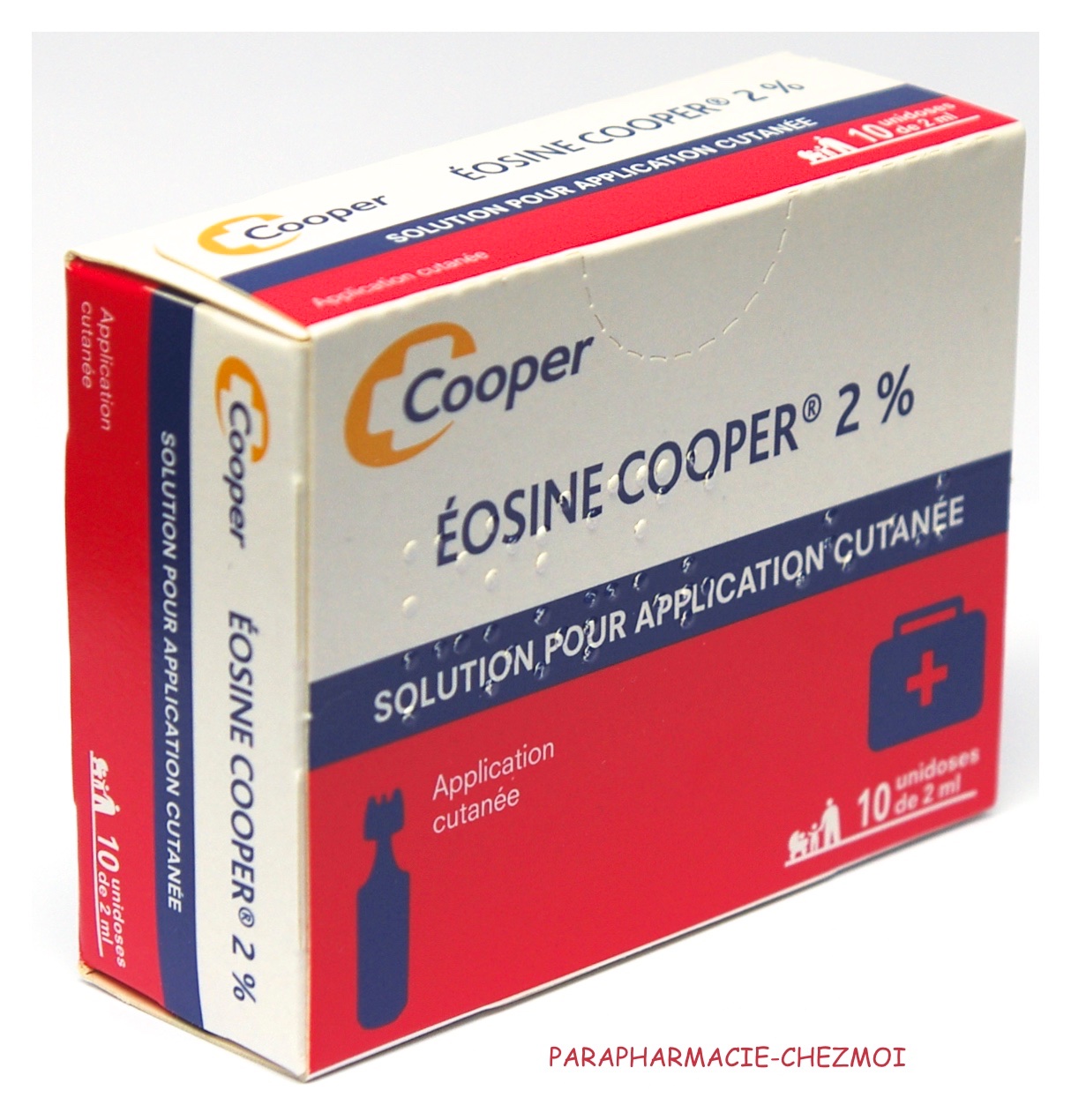 Eosine Aqueuse 2 Recipients Unidoses Parapharmacie Chez Moi