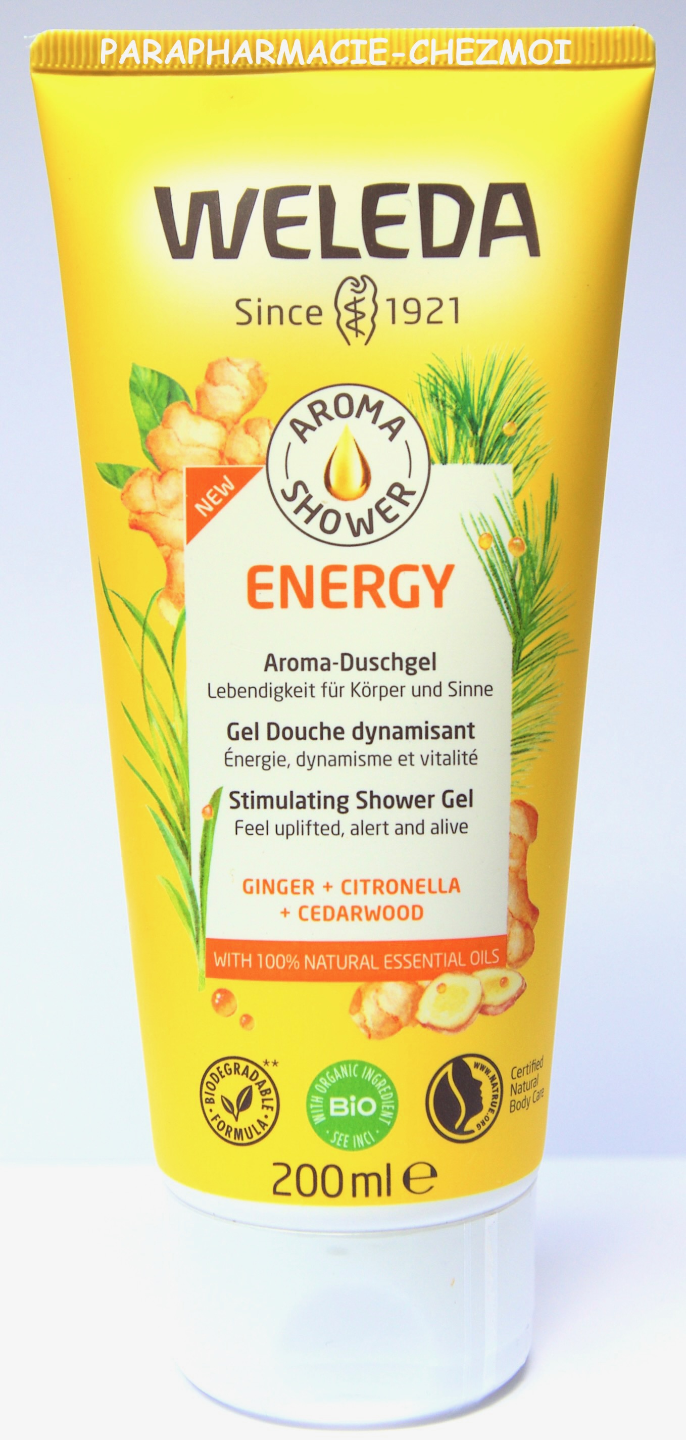 WELEDA GEL DE DOUCHE DYNAMISANT ENERGY Parapharmacie Chez moi
