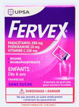 FERVEX ENFANT SANS SUCRE SACHETS DE GRANULES