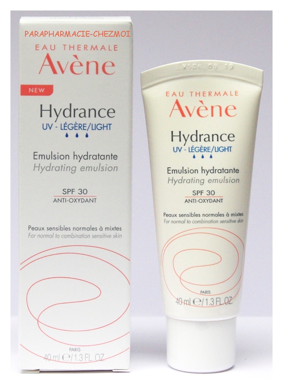 Avene Hydrance legere Light.