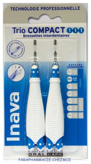 INAVA TRIO 1-1-1 COMPACT BROSSETTES INTER-DENTAIRES
