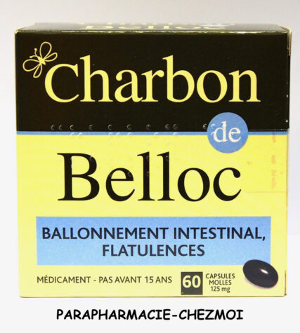 CHARBON DE BELLOC CAPSULES MOLLES - Parapharmacie Chez moi