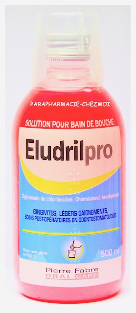 Eludril Pro Bain de bouche - 500ml - Pharmacie en ligne