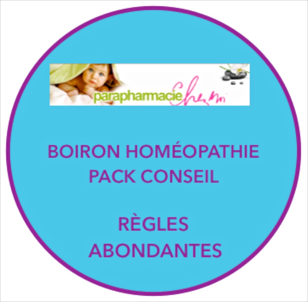 BOIRON PACK CONSEIL REGLES ABONDANTES - Parapharmacie Chez moi