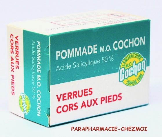 Pommade MO Cochon Acide Salicylique 50% Verrues Cors Durillons 10g -  Archange-pharma